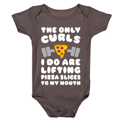 I Lift Pizza Baby One-Piece