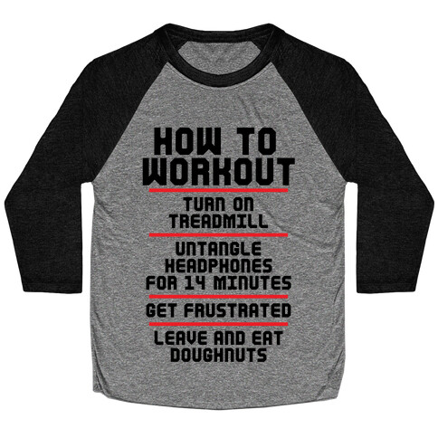 How To Workout Baseball Tee