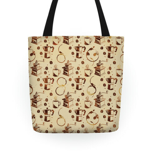Coffee Pattern Tote