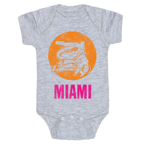 Miami (Vintage) Baby One-Piece