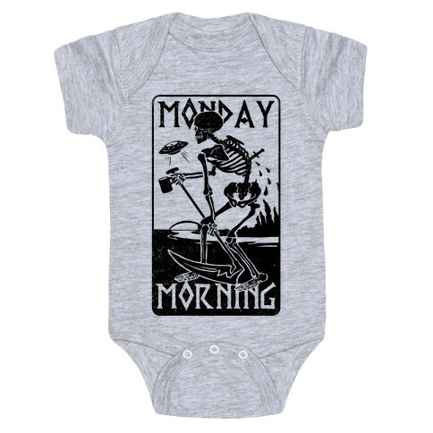 Monday Morning Death Baby One-Piece