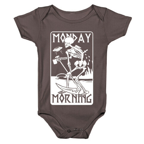 Monday Morning Death Baby One-Piece