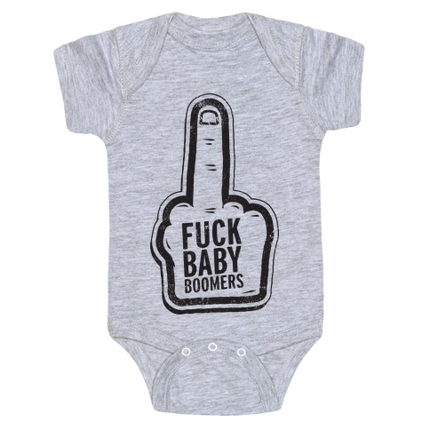 F*** Baby Boomers (Tank) Baby One-Piece