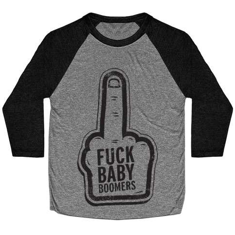 F*** Baby Boomers (Tank) Baseball Tee