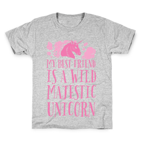 Wild Majestic Unicorn Kids T-Shirt