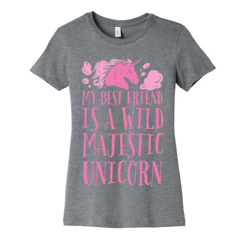Wild Majestic Unicorn Womens T-Shirt
