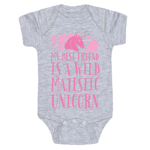 Wild Majestic Unicorn Baby One-Piece