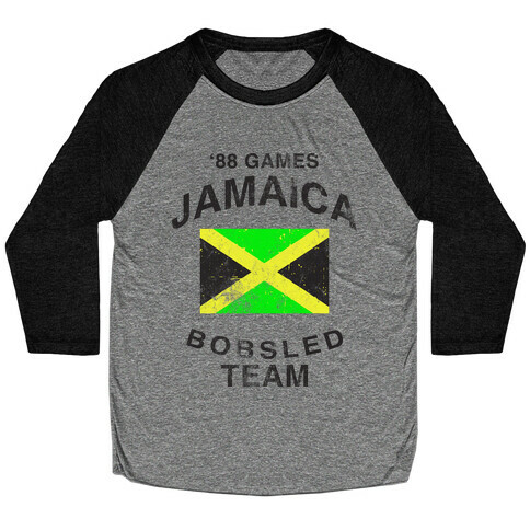 Jamaica Bobsled Team (Vintage Tank) Baseball Tee