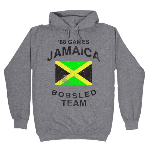 Jamaica Bobsled Team (Vintage Tank) Hooded Sweatshirt