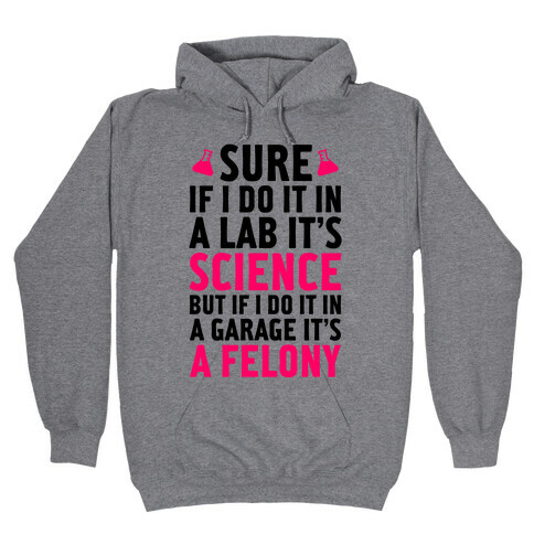 If I Do It In A Lab, It's Science Hooded Sweatshirt