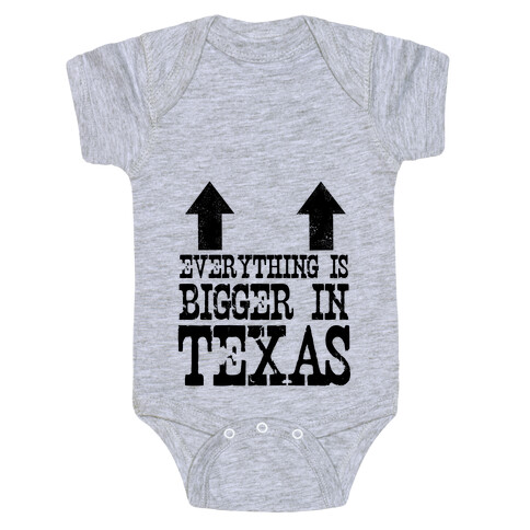 Everything is Bigger in Texas (Boobs) Baby One-Piece