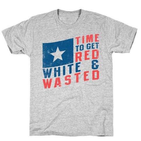 Red White And Wasted (Vintage Tank) T-Shirt