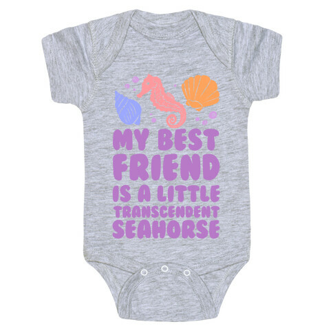 Transcendent Little Seahorse Baby One-Piece