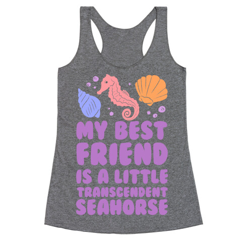 Transcendent Little Seahorse Racerback Tank Top