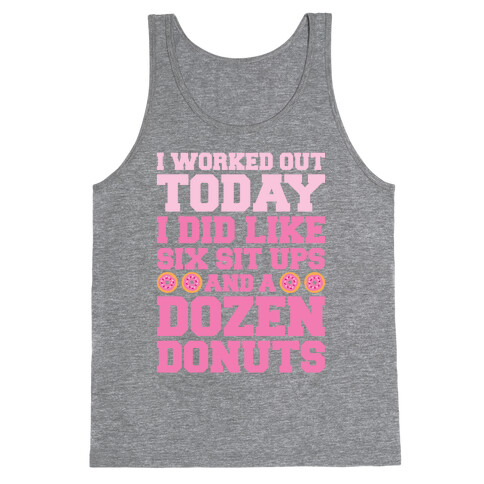 Dozen Donut Workout Tank Top