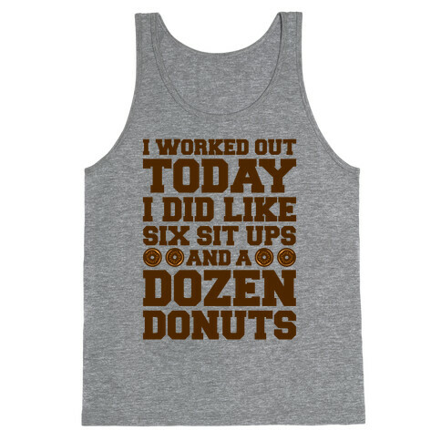 Dozen Donut Workout Tank Top