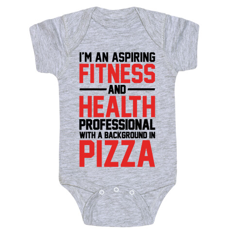 Professional Pizza Trainer Baby One-Piece