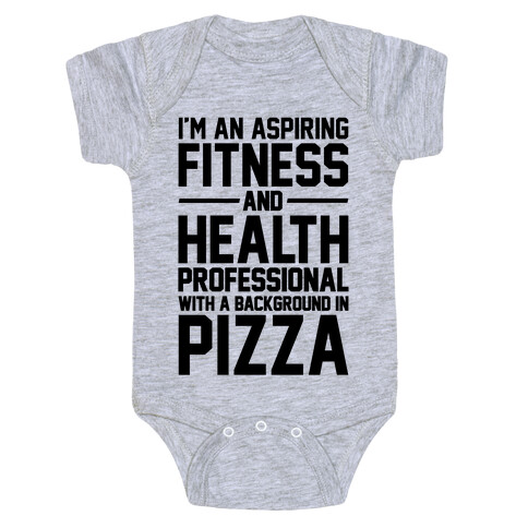 Professional Pizza Trainer Baby One-Piece