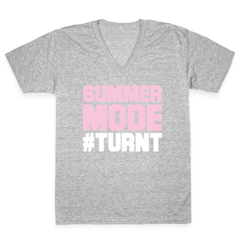 Summer Mode Turnt V-Neck Tee Shirt