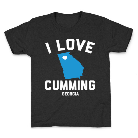 I Love Cumming Georgia Kids T-Shirt