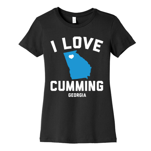 I Love Cumming Georgia Womens T-Shirt