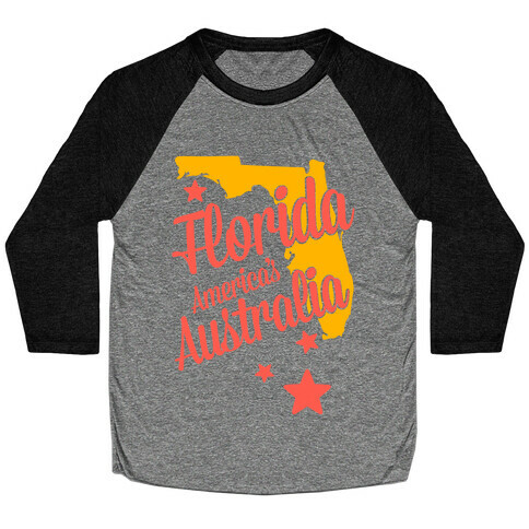 Florida: America's Australia Baseball Tee