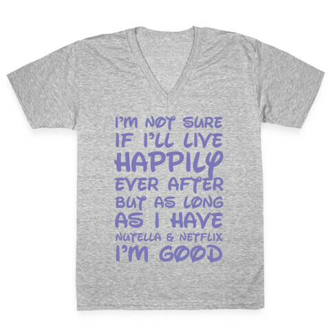 Happily Ever After V-Neck Tee Shirt