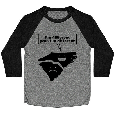 North Carolina: I'm Different Baseball Tee