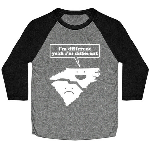 North Carolina: I'm Different Baseball Tee