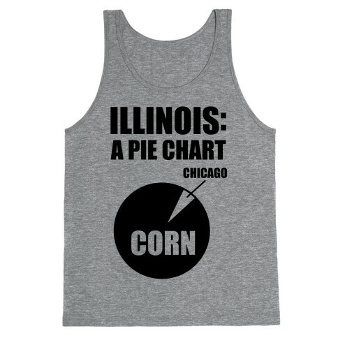 Illinois: A Pie Chart Tank Top
