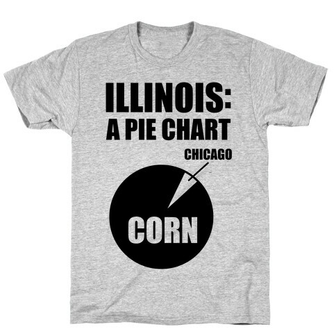 Illinois: A Pie Chart T-Shirt