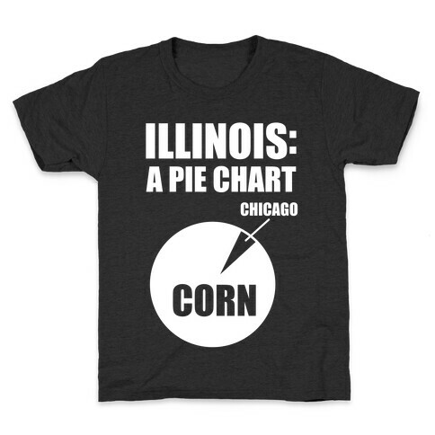 Illinois: A Pie Chart Kids T-Shirt