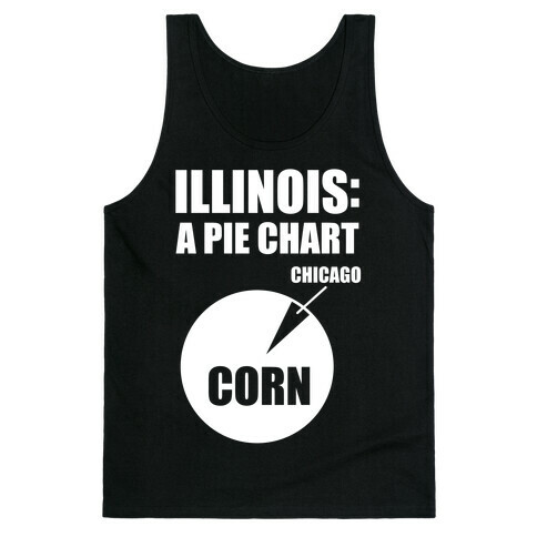 Illinois: A Pie Chart Tank Top