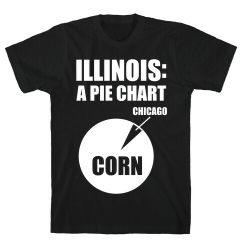 Illinois: A Pie Chart T-Shirt