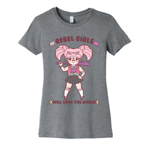 Rebel Girls Will Save The World Mini Moon Womens T-Shirt