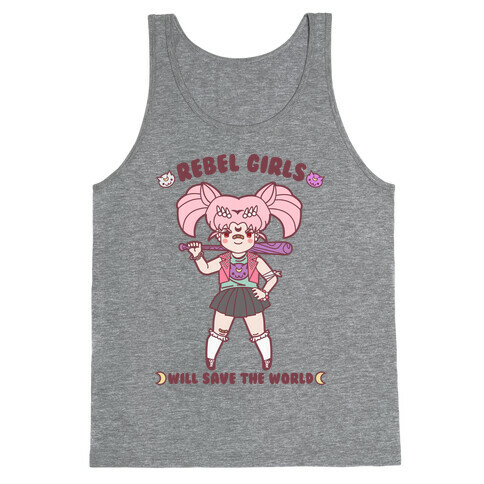 Rebel Girls Will Save The World Mini Moon Tank Top