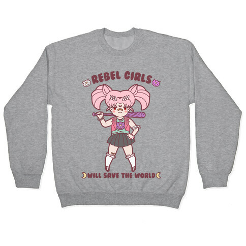 Rebel Girls Will Save The World Mini Moon Pullover