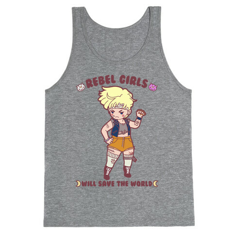 Rebel Girls Will Save The World Uranus Tank Top