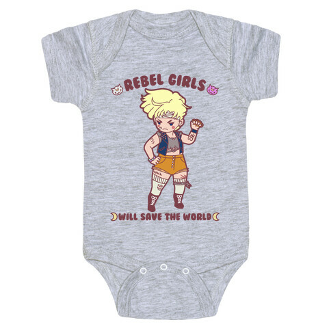 Rebel Girls Will Save The World Uranus Baby One-Piece