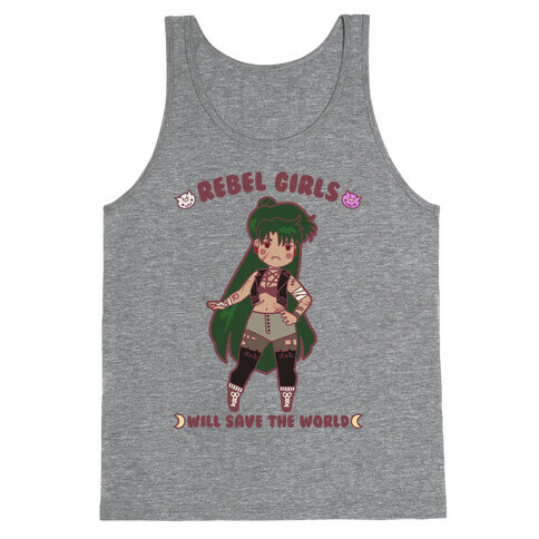 Rebel Girls Will Save The World Pluto Tank Top