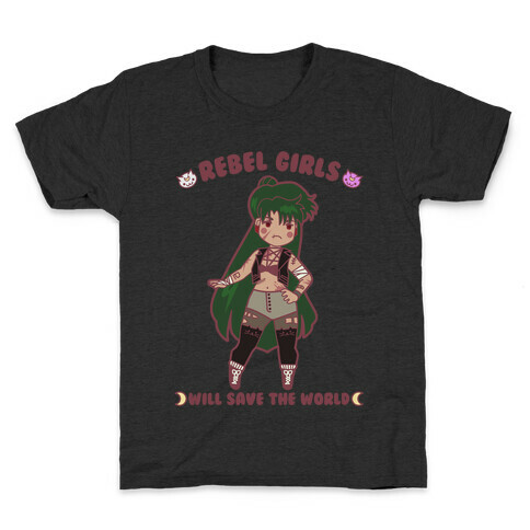 Rebel Girls Will Save The World Pluto Kids T-Shirt