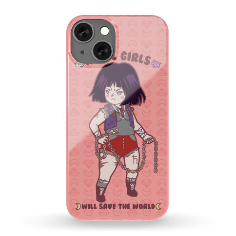 Rebel Girls Will Save The World Saturn Parody Phone Case