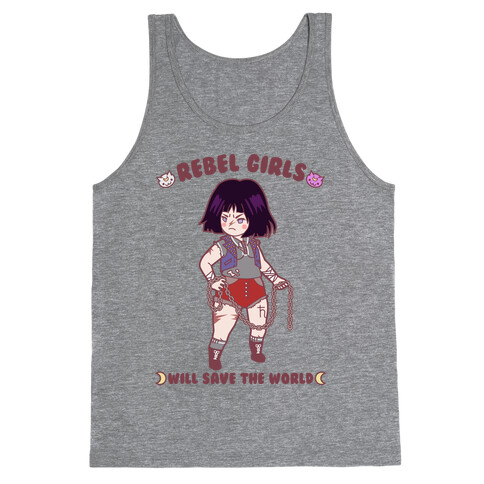 Rebel Girls Will Save The World Saturn Parody Tank Top