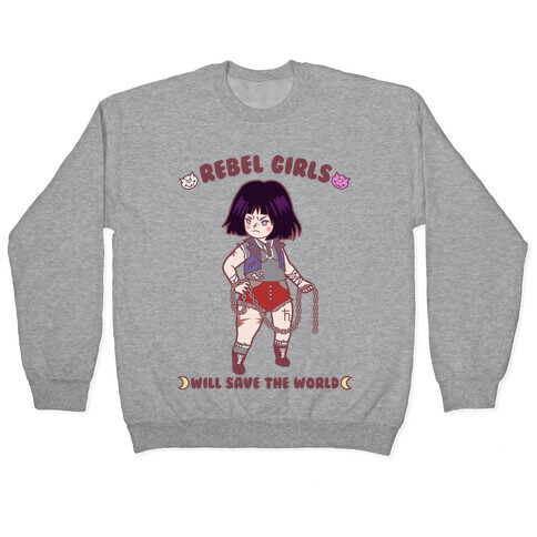 Rebel Girls Will Save The World Pluto Pullover