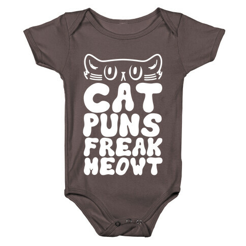 Cat Puns Freak Meowt Baby One-Piece