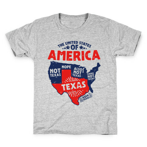 United States of Texas Kids T-Shirt