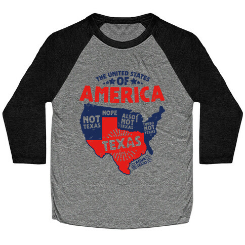 United States of Texas Baseball Tee