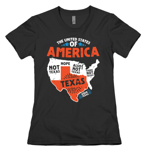 United States of Texas Womens T-Shirt