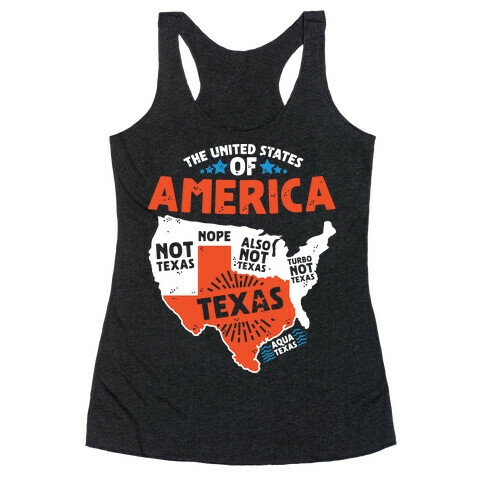 United States of Texas Racerback Tank Top