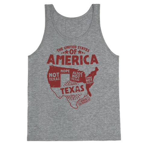 United States of Texas Tank Top